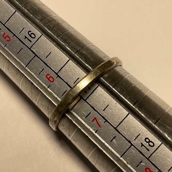 Sterling Silver Turquoise Ring 6.5 - Picture 3 of 8